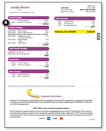 Monthly Bill 2